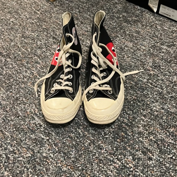Comme des garcon black heart chucks - Picture 3 of 3